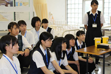 説明会・技術体験の様子